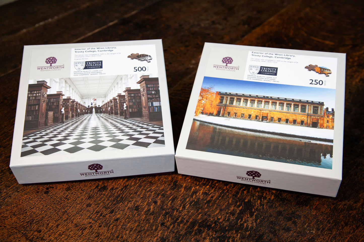 Wentworth Puzzles: The Interior and Exterior of the Wren Library, 500 and 250 pcs