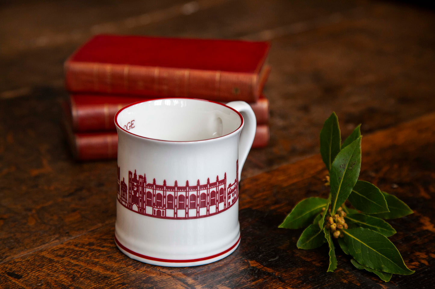 Trinity Silhouette Mug White/Large/Red Print (2 for £40)