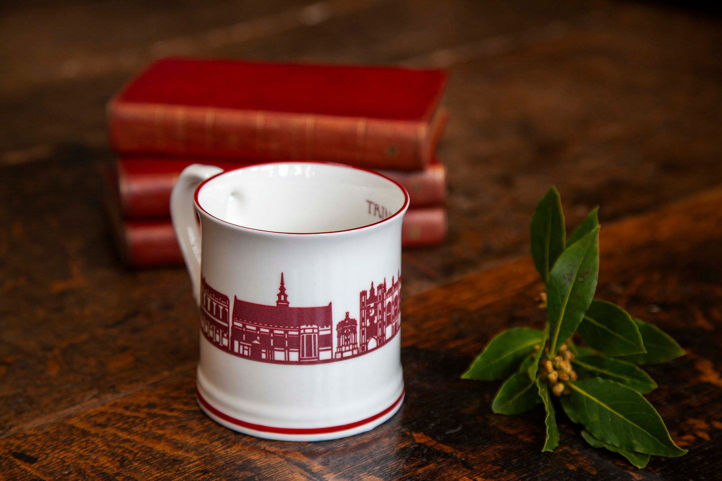 Trinity Silhouette Mug White/Large/Red Print (2 for £40)