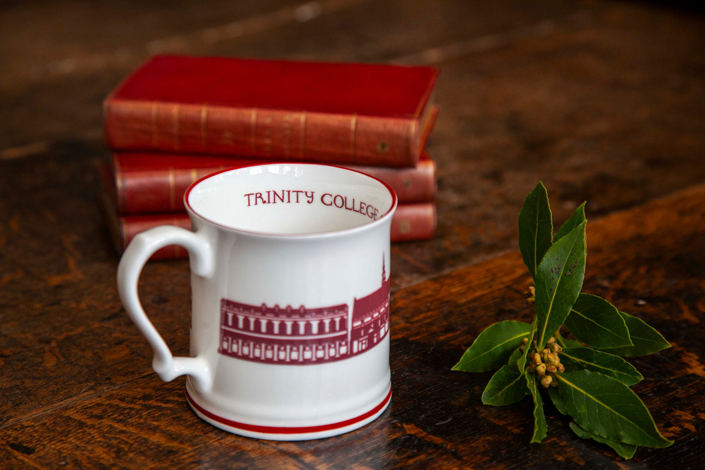 Trinity Silhouette Mug White/Large/Red Print (2 for £40)