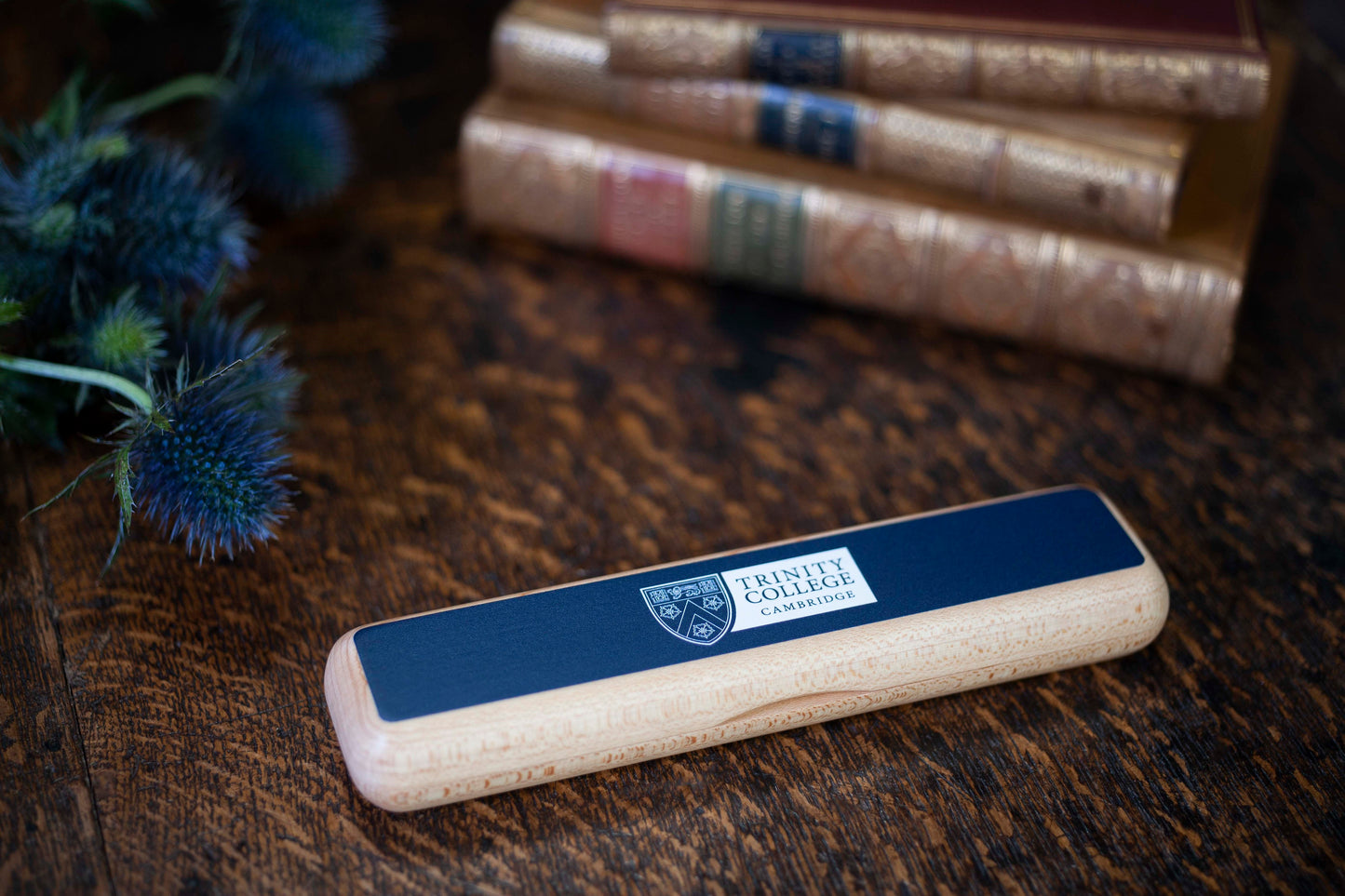 Trinity Fountain Pen in Slim Maple Case