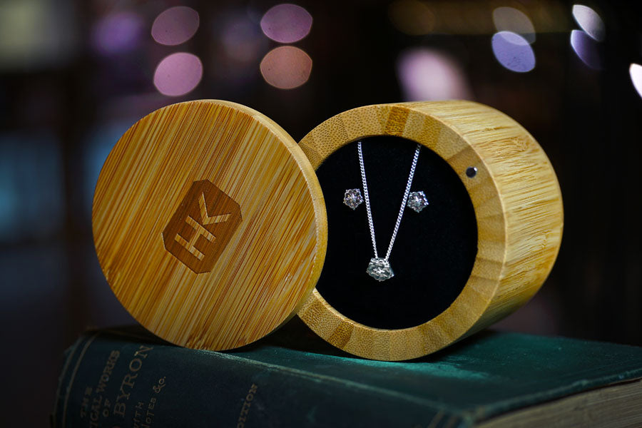 Trinity Rose Earrings & Trinity Rose Pendant – Gift Set