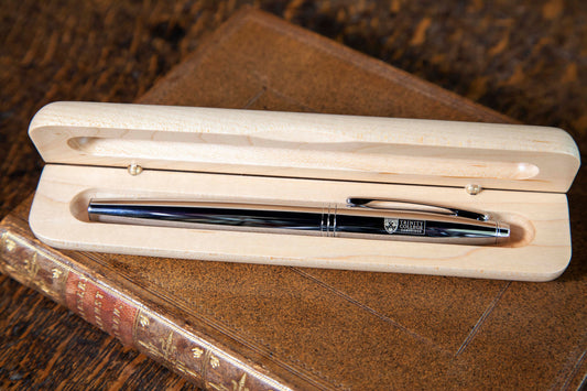 Trinity Fountain Pen in Slim Maple Case